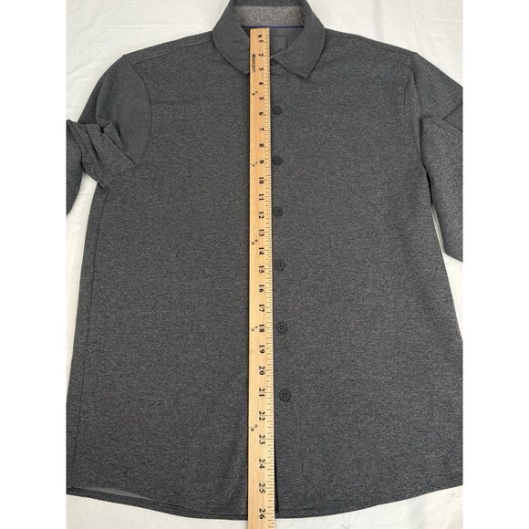 Twillory Athleisure Athlounger Button Shirt Men’s Small Grey Performance - Picture 11 of 15